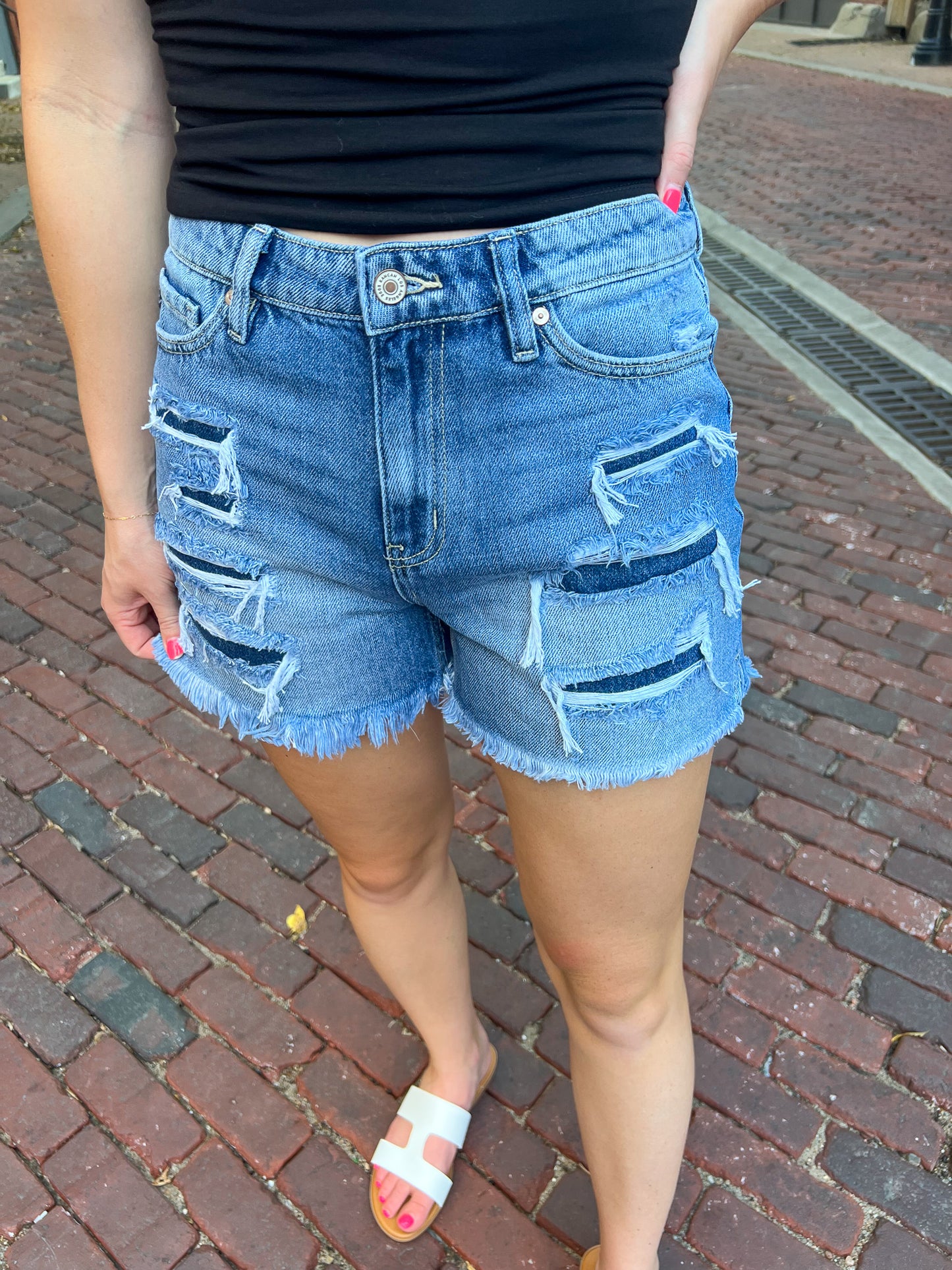 Amy High Rise Mom Shorts FINAL SALE