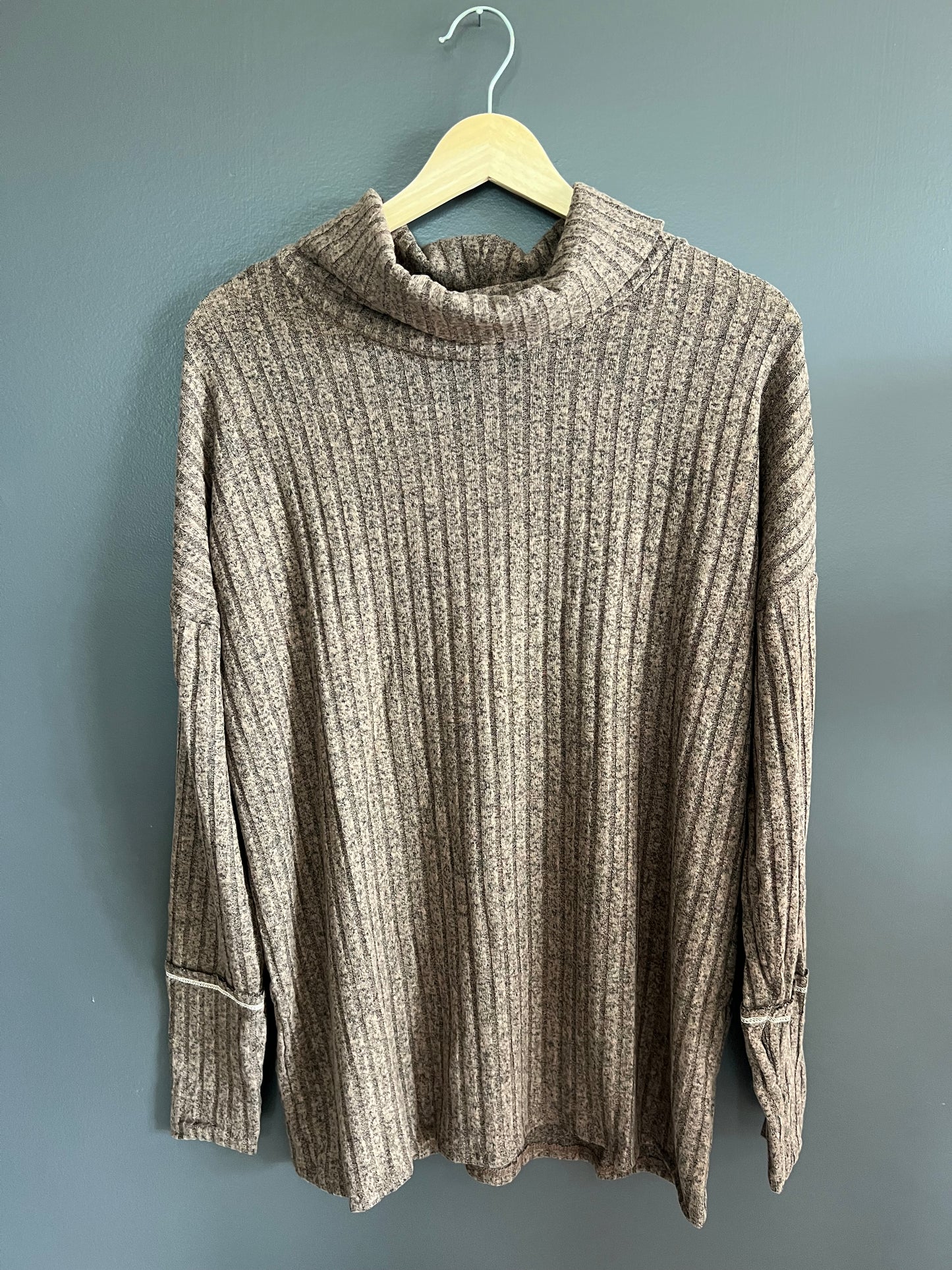 Rib Knit Turtleneck Top FINAL SALE