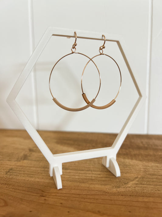 Brass Hoop Earrings FINAL SALE