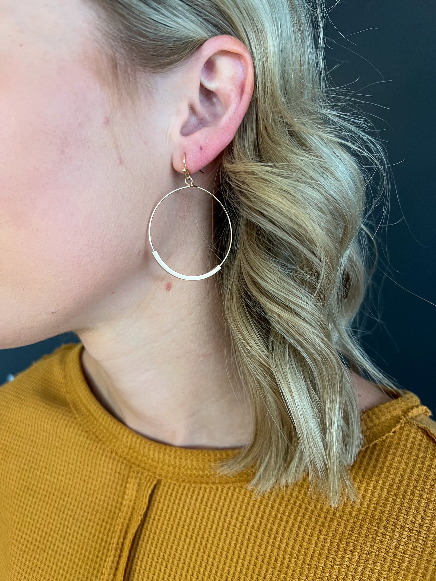 Brass Hoop Earrings FINAL SALE