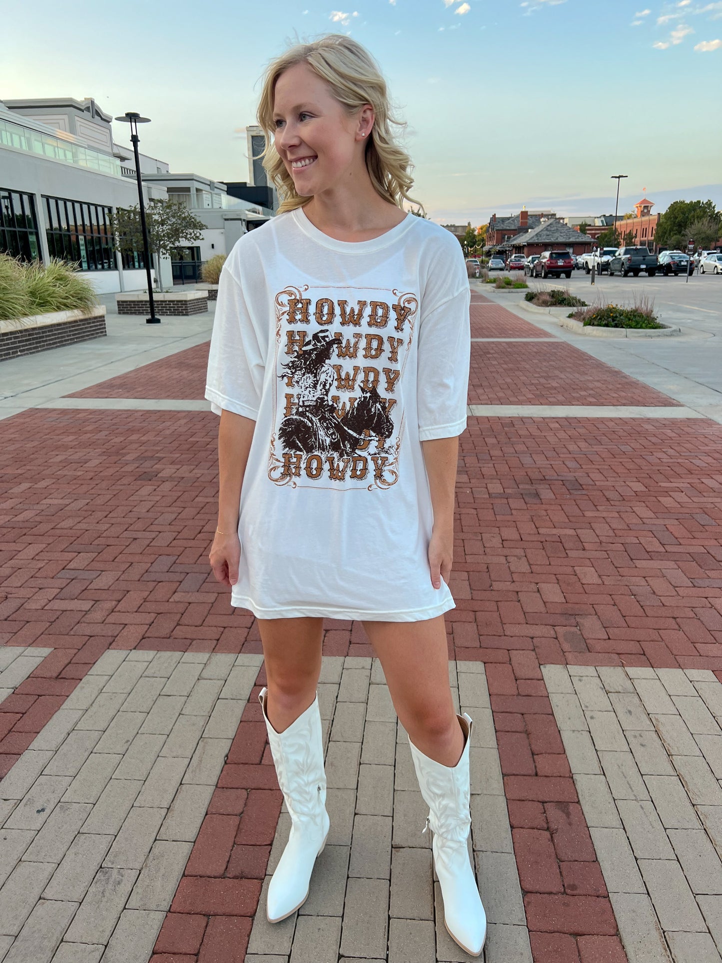 Howdy Cowgirl T-Shirt Dress FINAL SALE