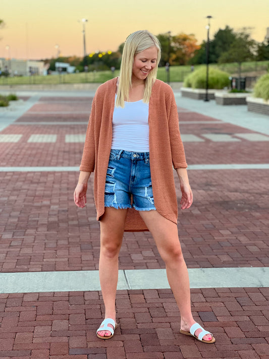 Jenni 3/4 Sleeve Cardigan FINAL SALE