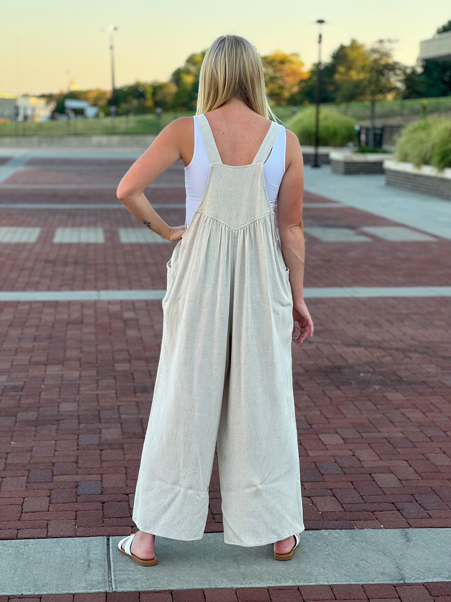 Kelli Shirring Detail Jumpsuit FINAL SALE