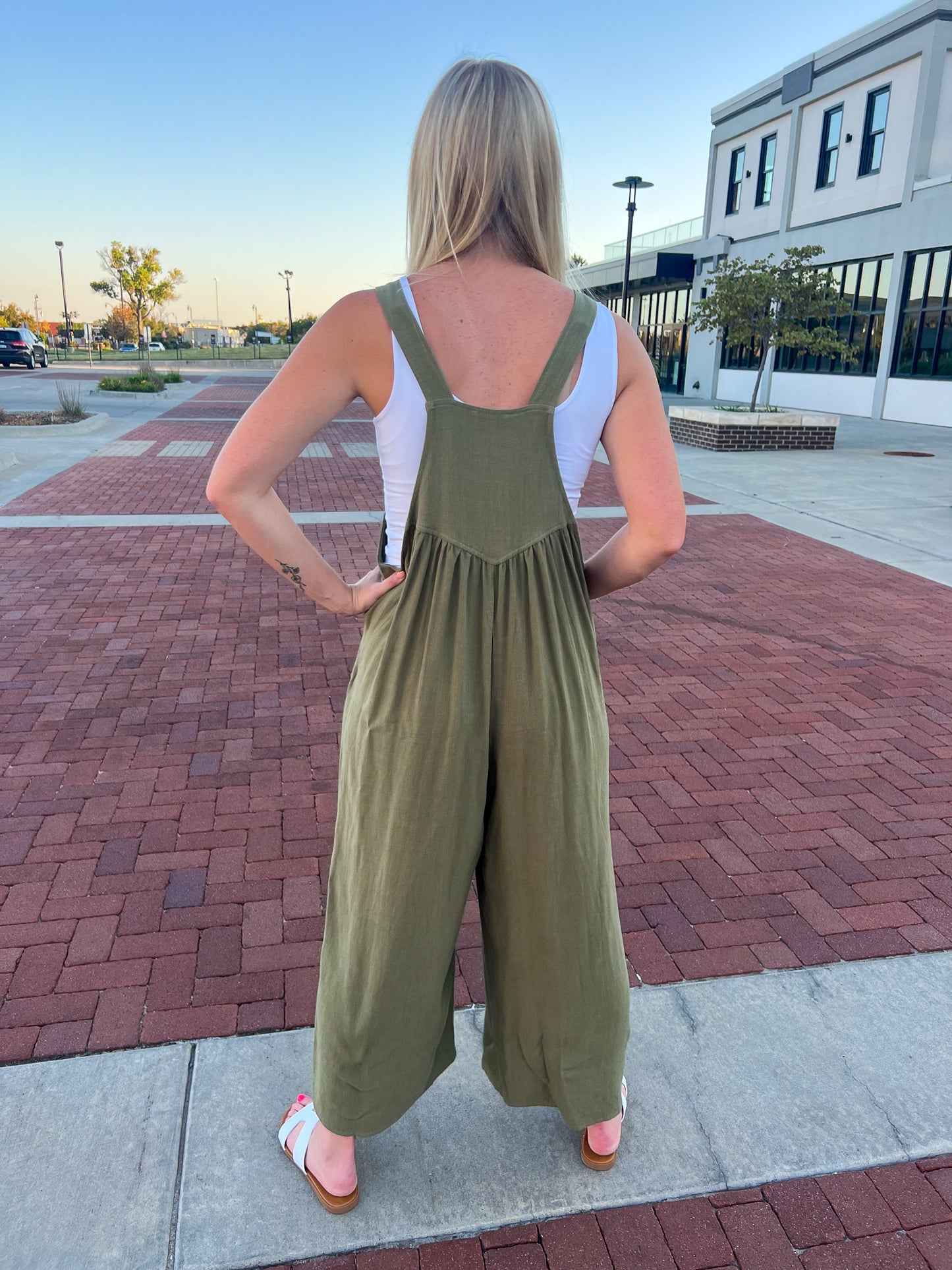 Kelli Shirring Detail Jumpsuit FINAL SALE