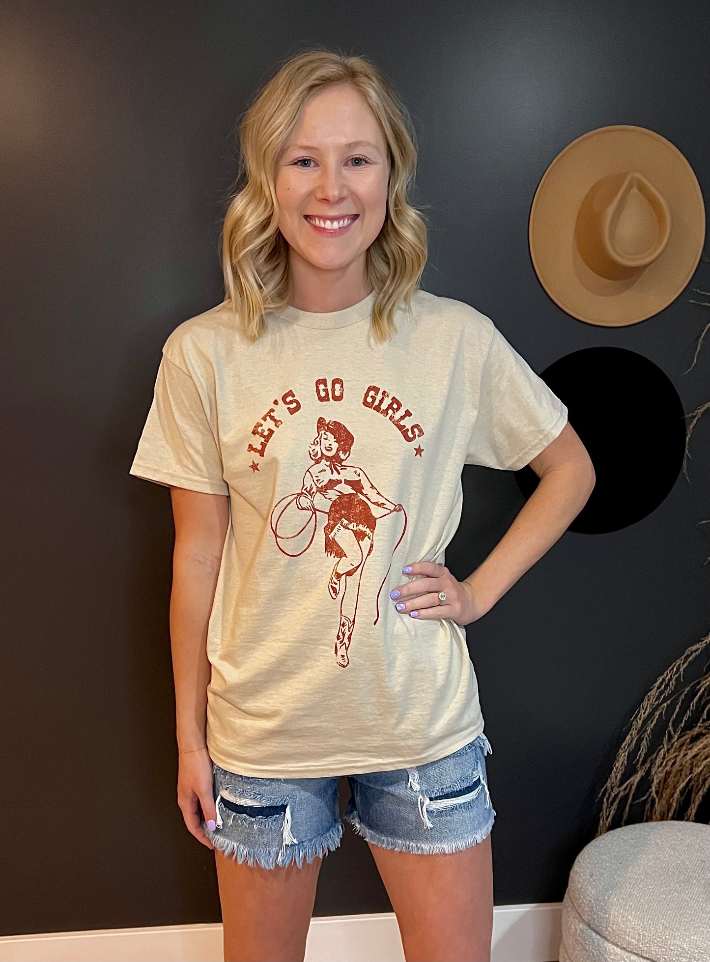 Let's Go Girls Graphic Tee FINAL SALE