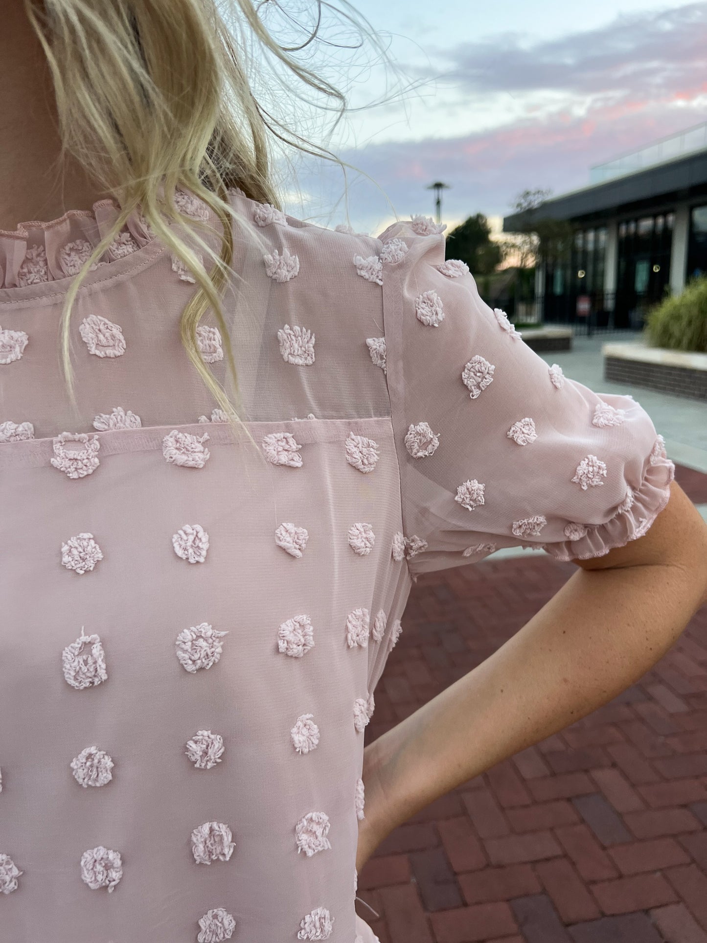 Light Pink Penelope Blouse FINAL SALE