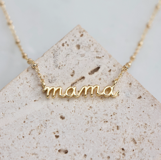 mama lowercase necklace FINAL SALE