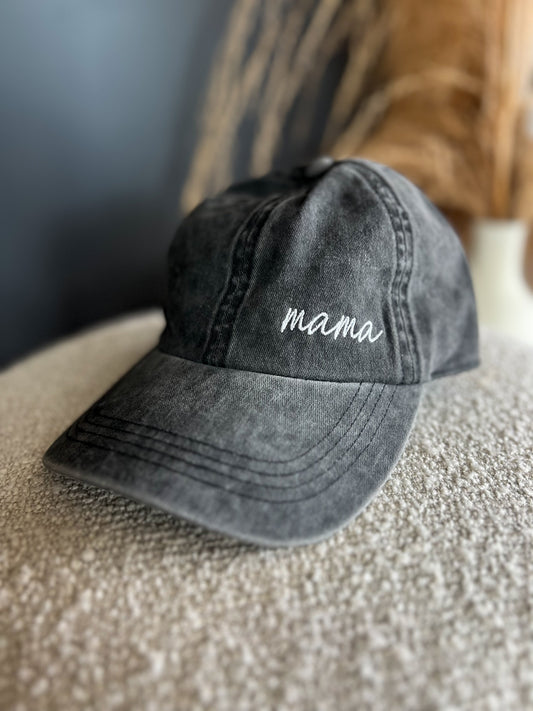 MAMA small writing baseball hat FINAL SALE