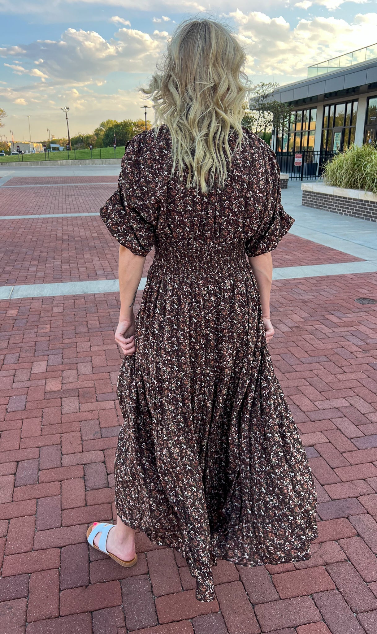 Morgan Floral Print Maxi Dress FINAL SALE