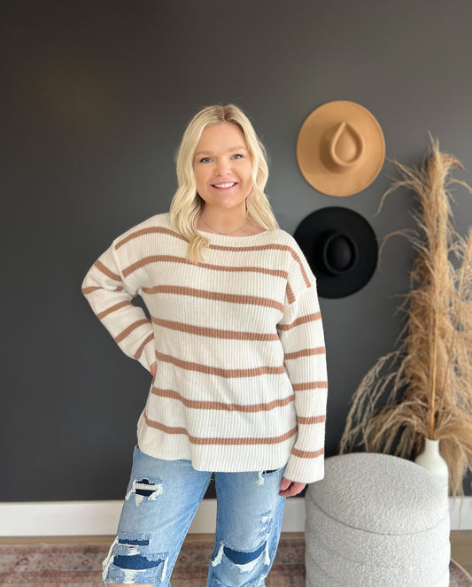 Oversized Striped Sweater FINAL SALE