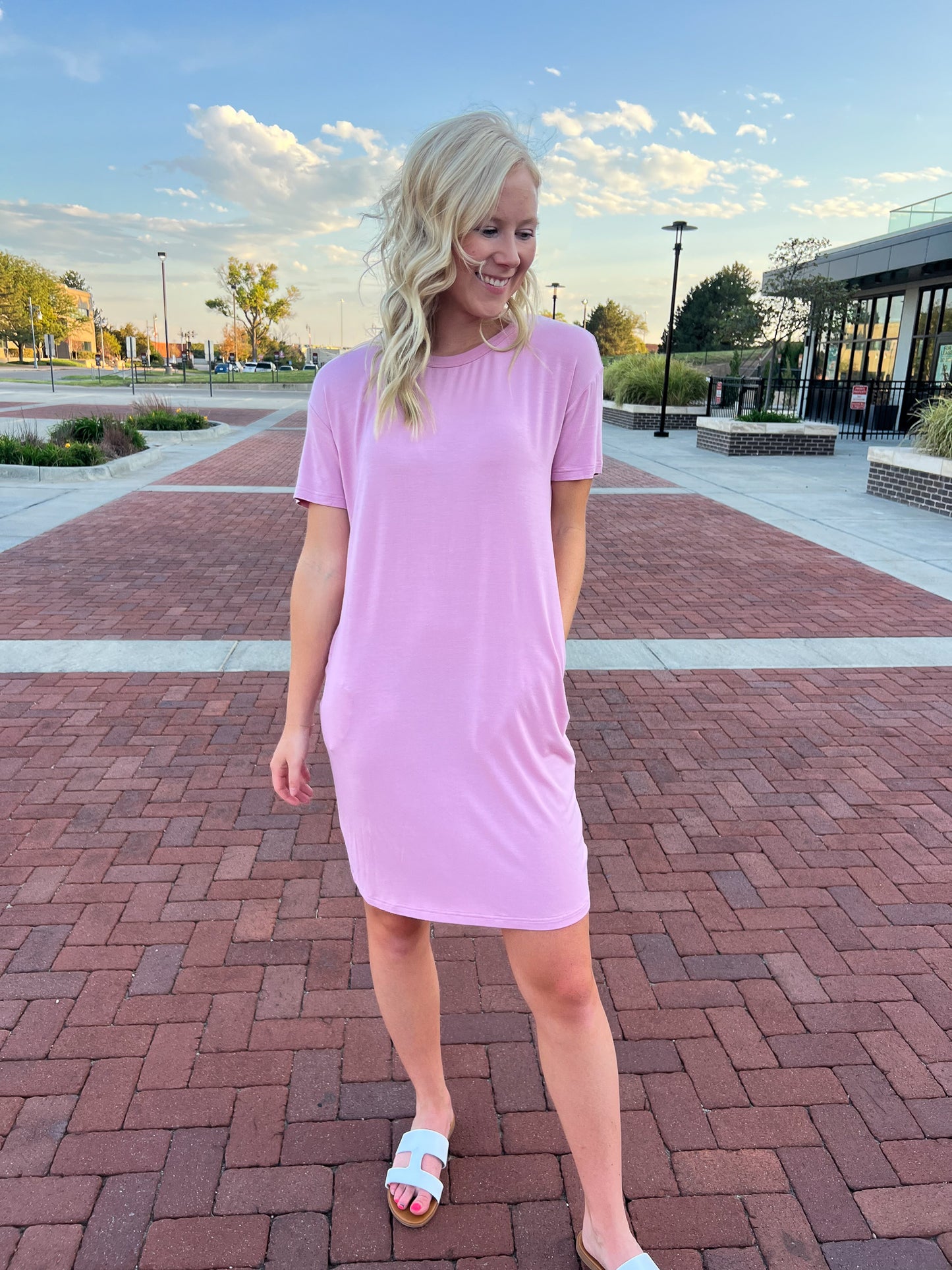 Pink T-Shirt Dress FINAL SALE