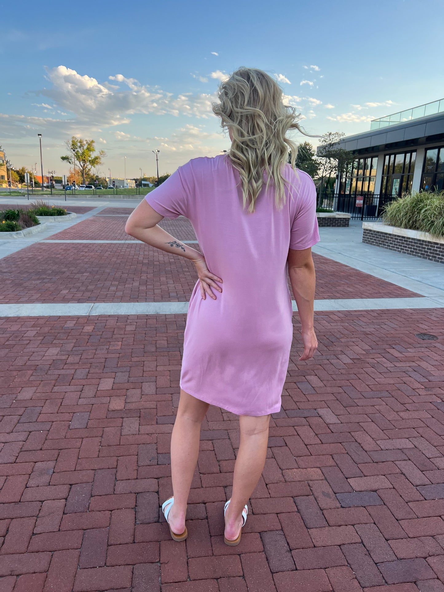 Pink T-Shirt Dress FINAL SALE